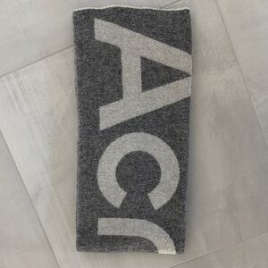 Acne Studios Gray Wool Scarf